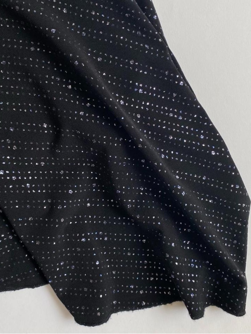 Vintage Y2K sparkly black strapless midi dress - Picture 4 of 8